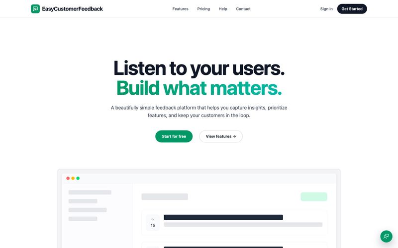 Screenshot of easycustomerfeedback.com
